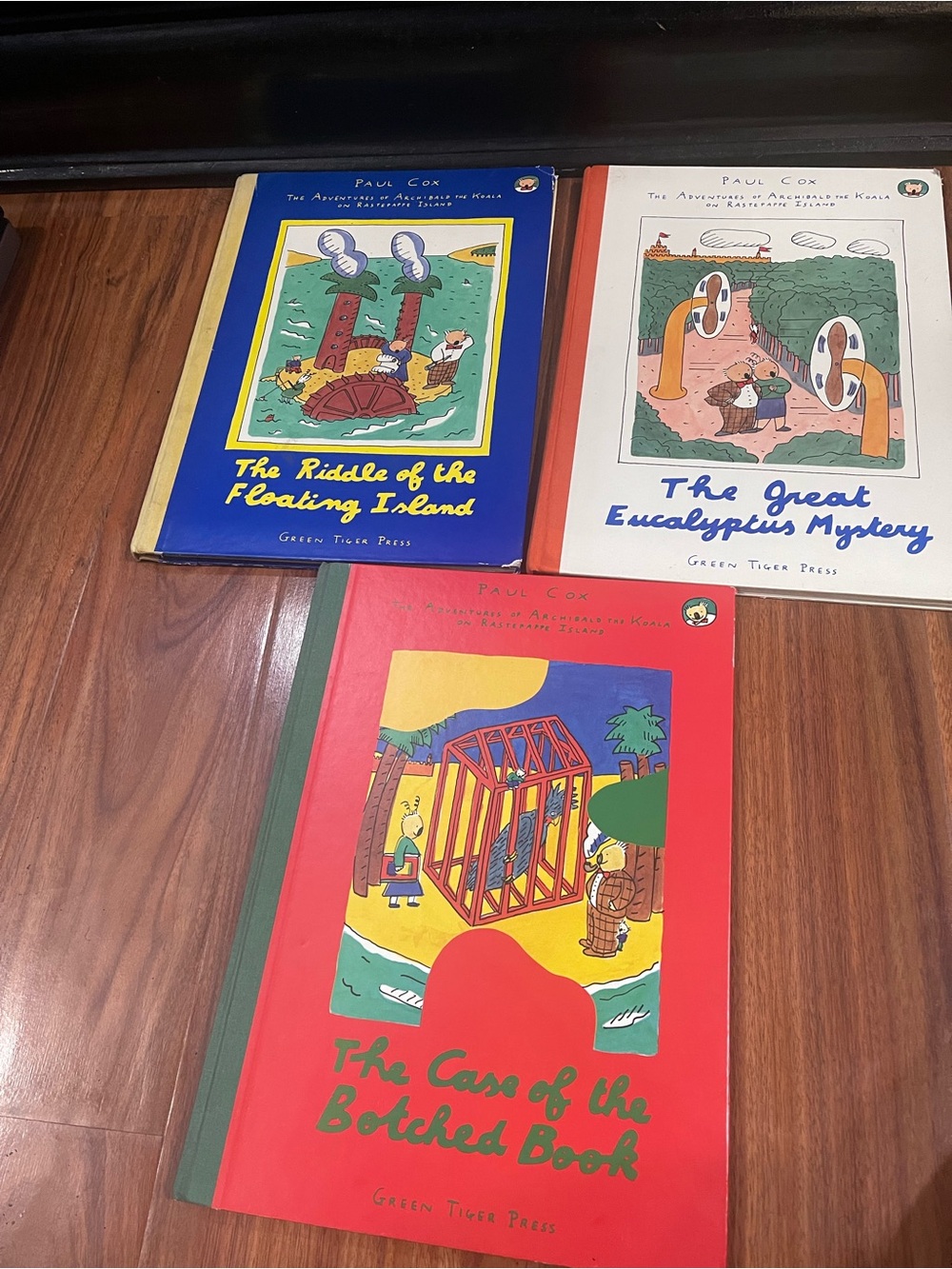 Vintage Archibald the Koala Book Lot by Paul Cox 3 Hardcover Books published1992